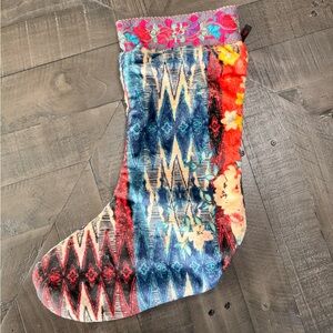 Johnny Was Holiday Stocking Reversible Christmas